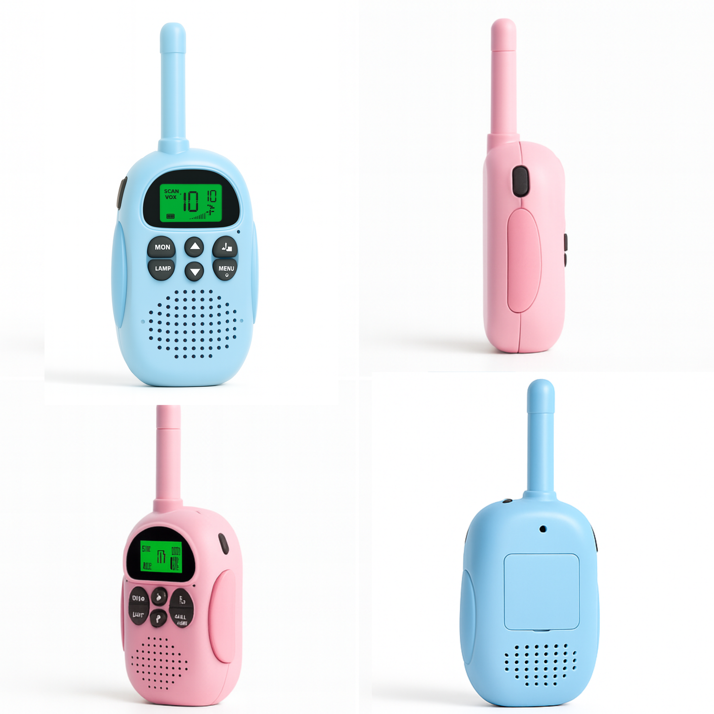 Talkie-Walkie Enfant Rechargeable 3km – Pack de 2 avec Lampe Torche | KidooWatch™