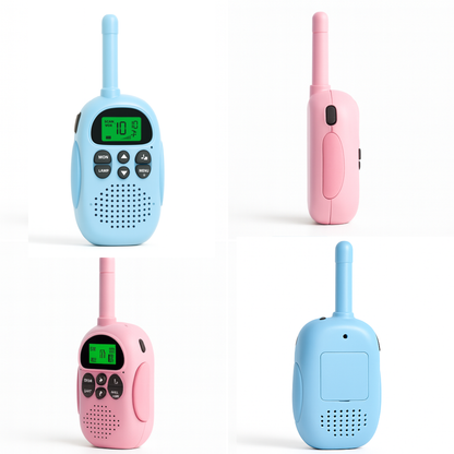 Talkie-Walkie Enfant Rechargeable 3km – Pack de 2 avec Lampe Torche | KidooWatch™