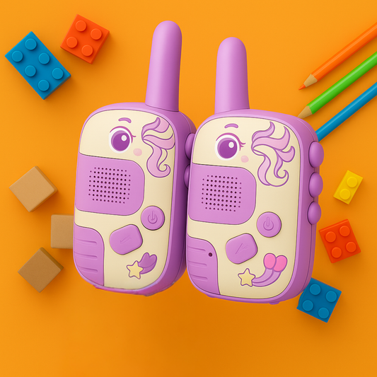 Talkie-Walkie Enfant Licorne – Pack de 2 Jouets Sans Fil Parent-Enfant | KidooWatch™