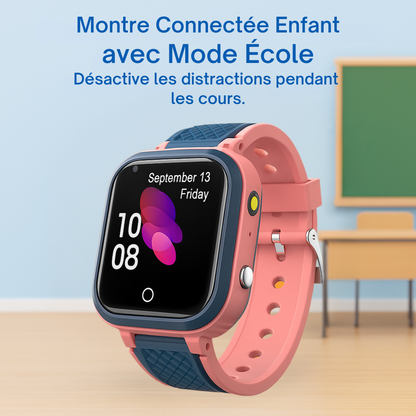 Montre Connectée Fille 4G Avec Boîtier En  Alliage – GPS , appel vidéo | KidooWatch™