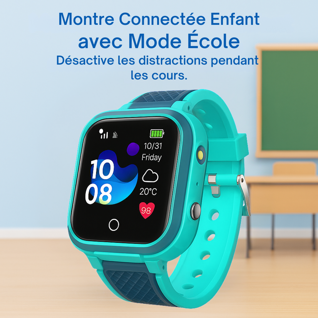 Montre Connectée Enfant  LT21 Avec Boîtier En  Alliage – GPS , appel vidéo | KidooWatch™