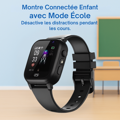 Montre Connectée Enfant 5G – GPS, SOS & Appel vidéo | KidooWatch™