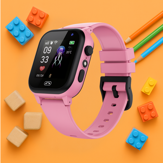 Montre Connectée Enfant 5G Bleu  – GPS, SOS & Appel vidéo | KidooWatch™