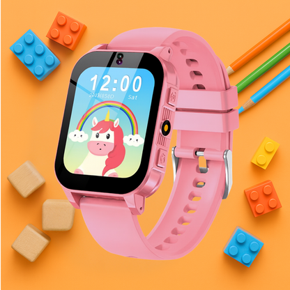 Montre Connectée Fille éducative – 30 jeux, Histoires & Lampe torche| KidooWatch™