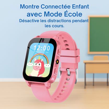 Montre Connectée Fille éducative – 30 jeux, Histoires & Lampe torche| KidooWatch™