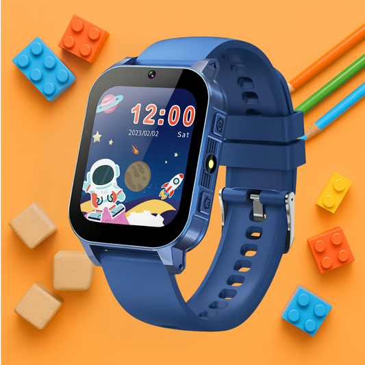 Montre Connectée Garçon éducative – 30 jeux, Histoires & Lampe torche | KidooWatch™