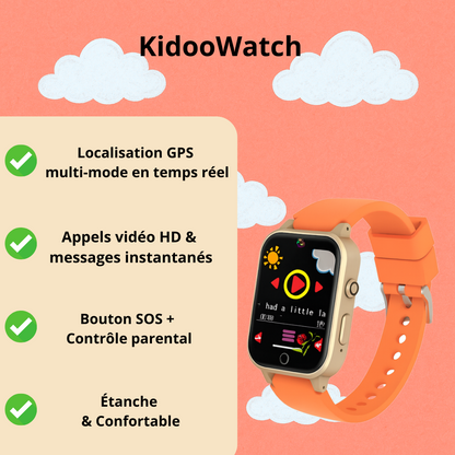 Montre connectée enfant – 26 jeux ludique  & appareil photo | KidooWatch™