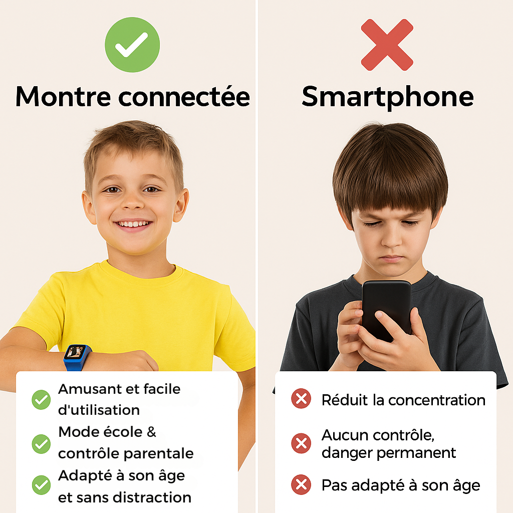 Montre Connectée Garçon 4G – GPS Précis, Appel Vidéo | KidooWatch™