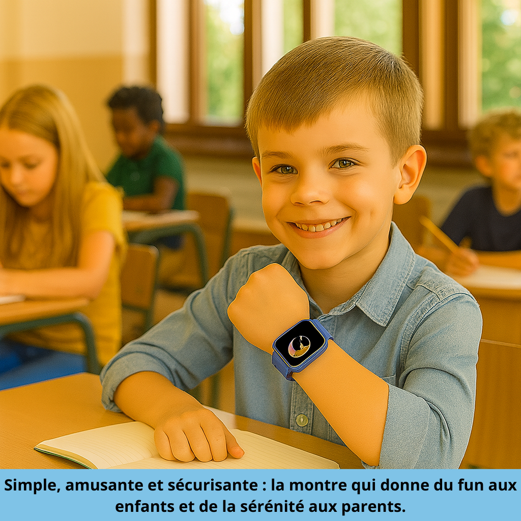Montre Connectée Garçon 4G – GPS Précis, Appel Vidéo | KidooWatch™
