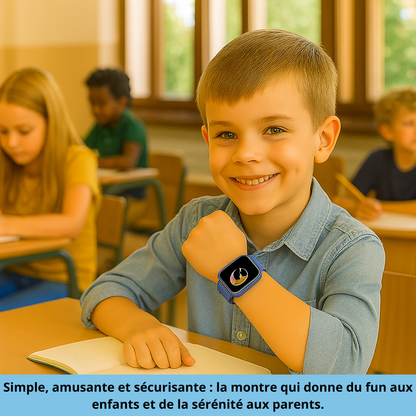 Montre Connectée Garçon 4G – GPS Précis, Appel Vidéo | KidooWatch™