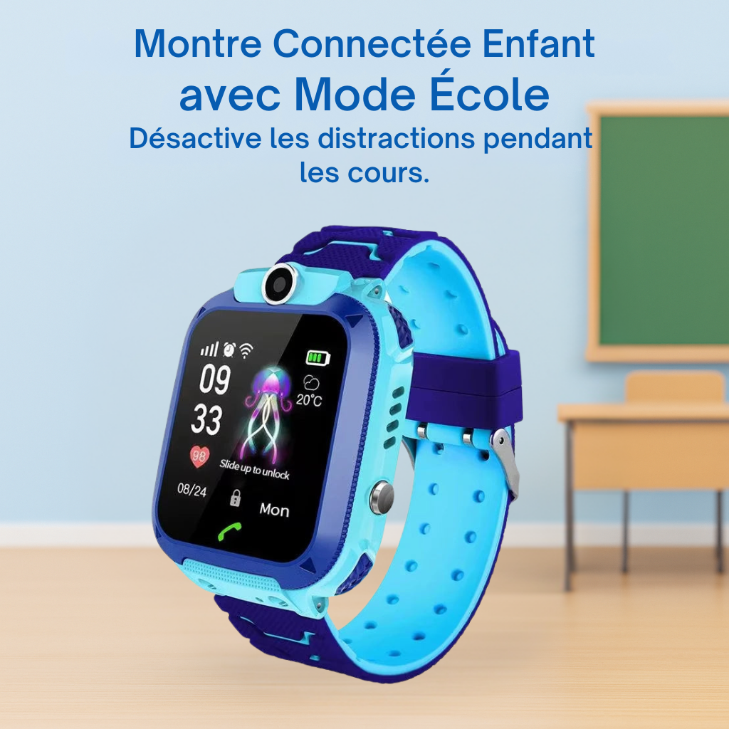 Montre Connectée Garçon 4 À 7 ans – SOS, GPS, Appels | KidooWatch™