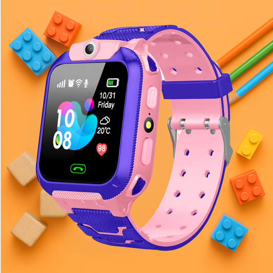 Montre Connectée SOS Fille – Appel Vocal & Caméra & Lampe Intégrée | KidooWatch™