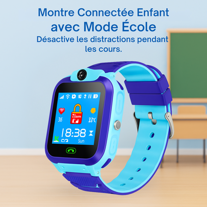 Montre Connectée SOS Enfant – Appel Vocal & Caméra & Lampe Intégrée | KidooWatch™