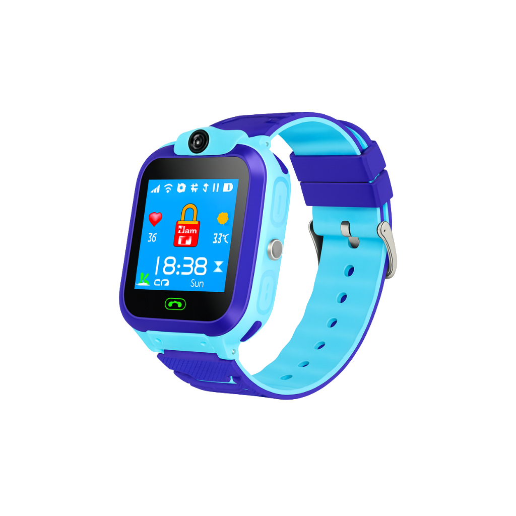 Montre Connectée SOS Enfant – Appel Vocal & Caméra & Lampe Intégrée | KidooWatch™