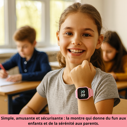 Montre Connectée  Fille 4G – GPS Précis, Appel Vidéo| KidooWatch™